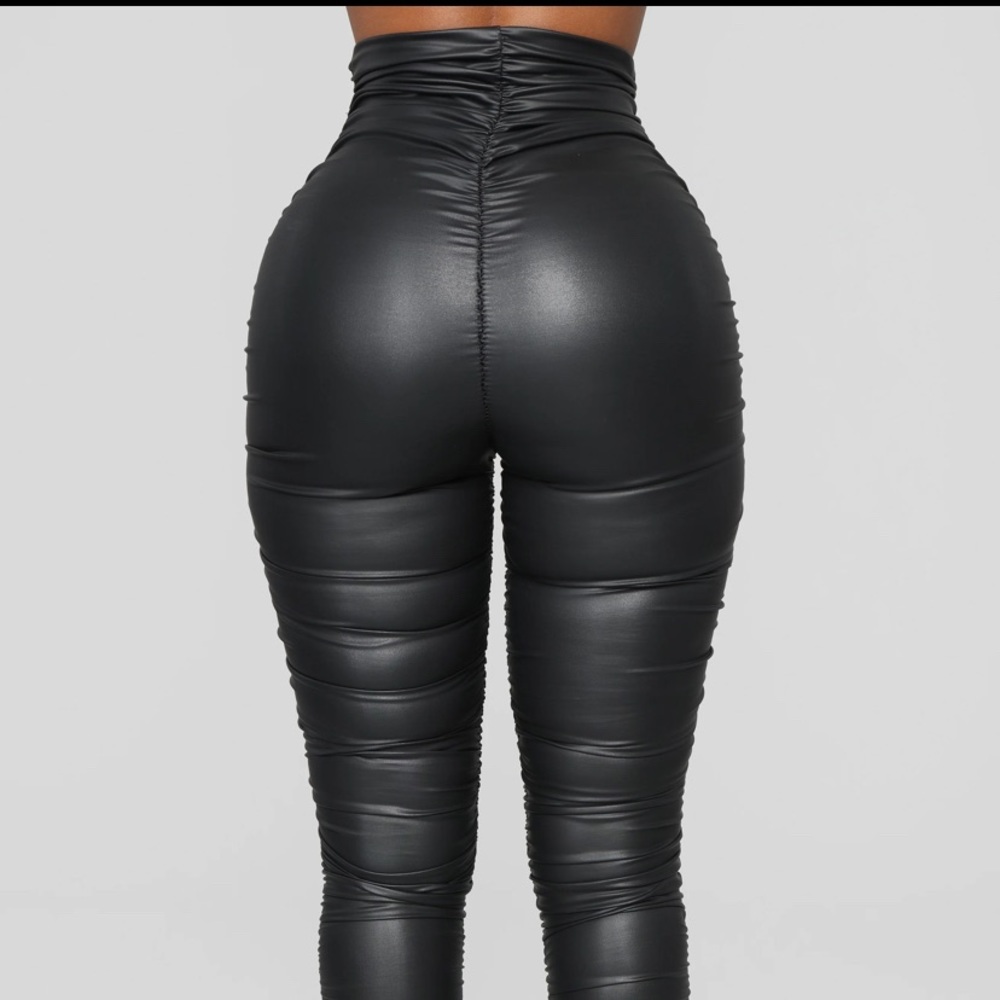 Brand new fashion nova faux leather leggings